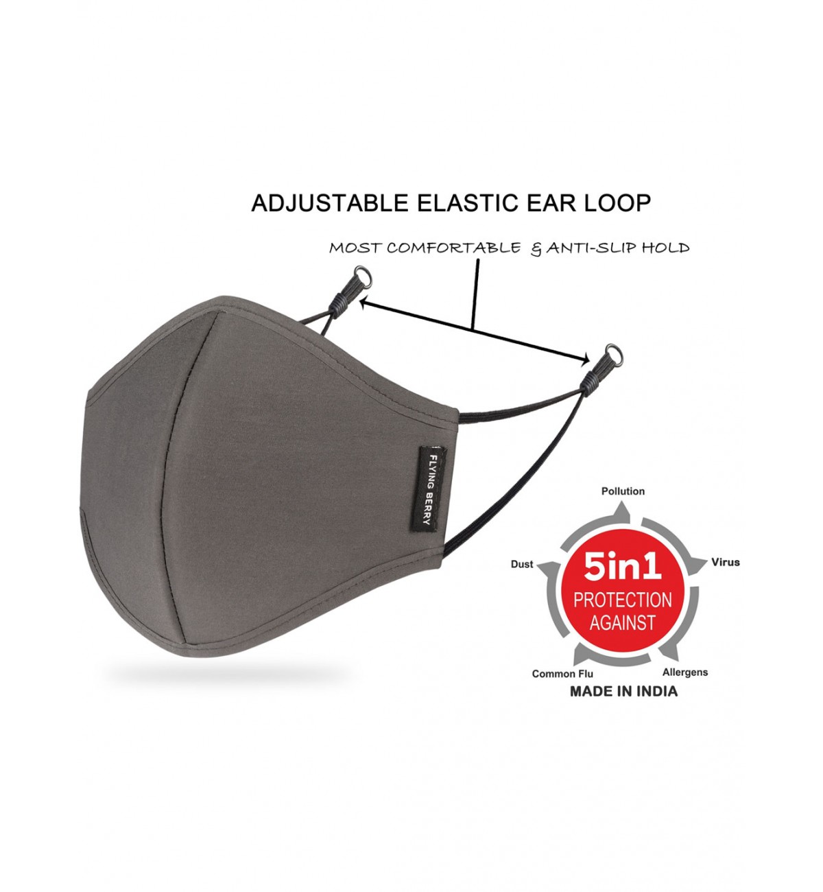 flying-berry-anti-pollution-multi-layers-washable-black-face-mask-iso-certified-premium-quality-pack-of-2